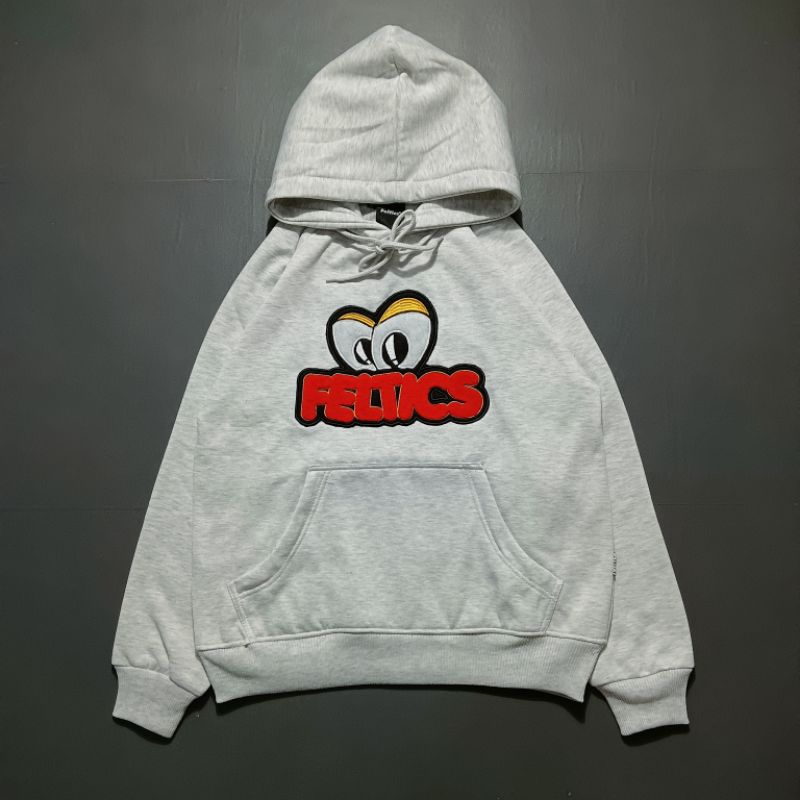 JAKET HOODIE FELTICS TOWEL GREY