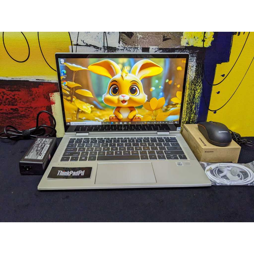 Laptop Tablet HP Elitebook 830 G7 X360 Core i5 10210U Touch Ram 16Gb & SSD 512GB Backlight Mulus