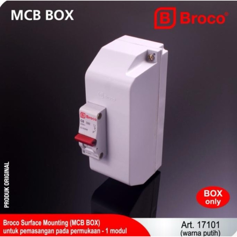 Box MCB 1 Group 2 Group Merk Broco
