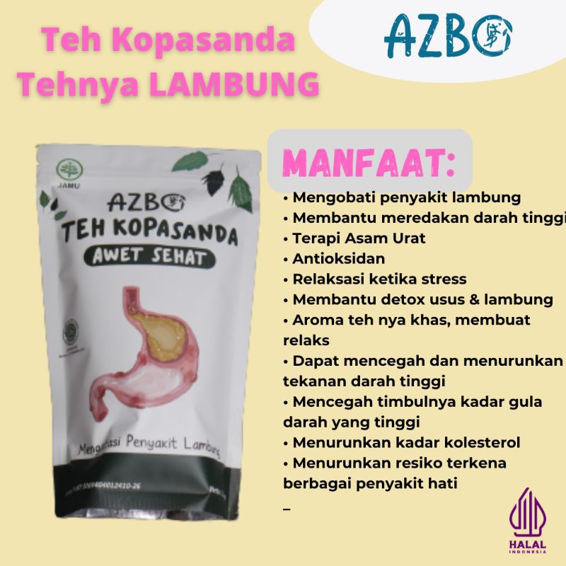 

AZBO TEH KOPASANDA || ASAM LAMBUNG, MAAGH, INSOM, BATUK, GINJAL