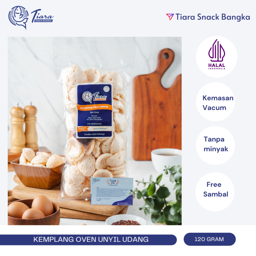 

Kemplang Krupuk Oven Unyil Udang Asli Bangka by Tiara Snack Bangka