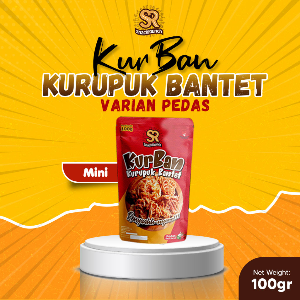 

KurBan Mini- Kurupuk Bantet Sebring Pedas Daun Jeruk Snackrunch