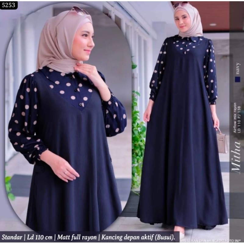 *Mitha Dress Polka*