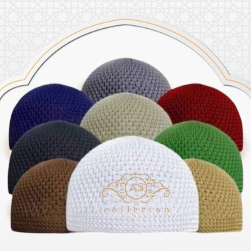 peci rajut/peci haji kopyah yaman peci anak dewasa