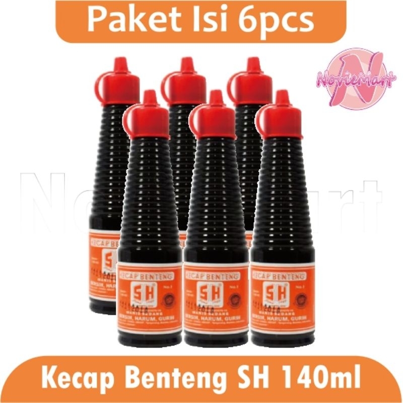 

Kecap Benteng SH Kemasan Botol 140ml × 6pcs