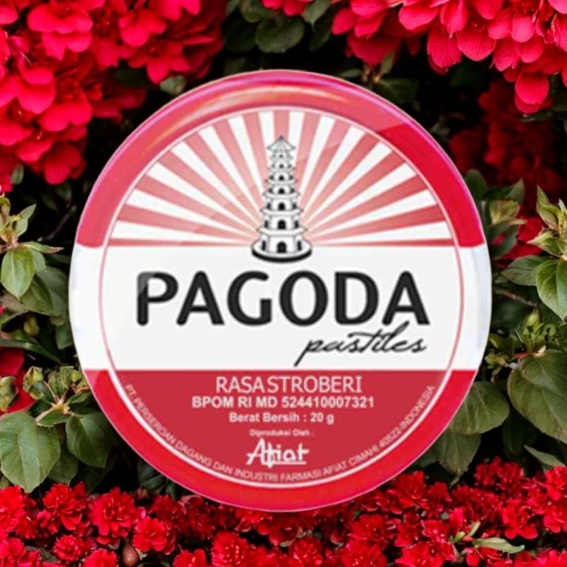 

pagoda pastiles strawberry 20gr