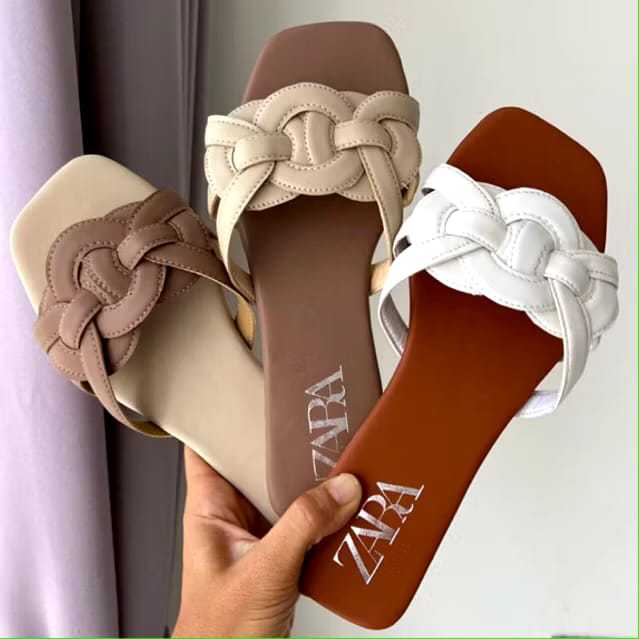 Sandal wanita flat zara ALEA platfrom trendy
