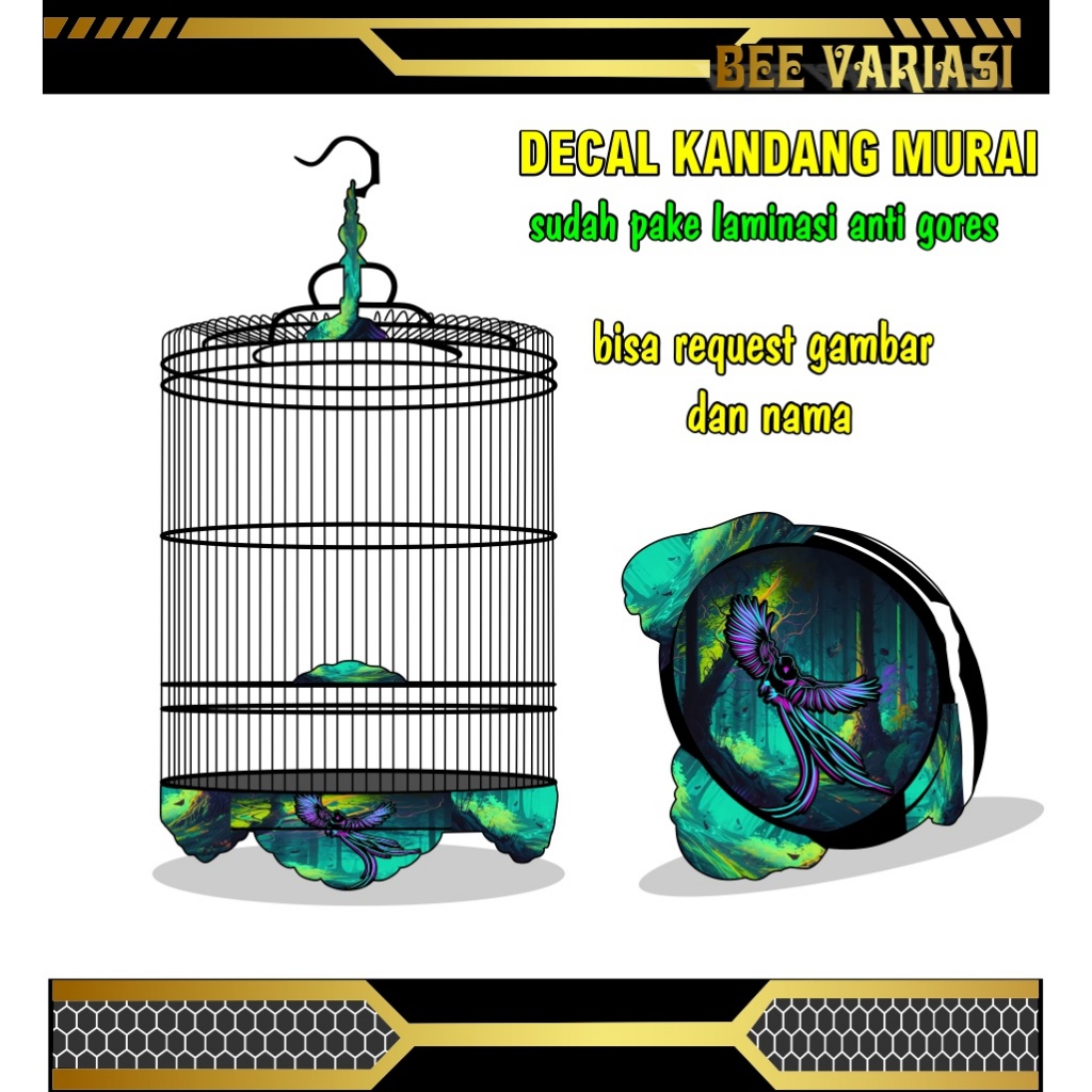 stiker sangkar, sticker sangkar murai, tebok murai ,stiker tebok murai ,sangkar murai, decal sangkar