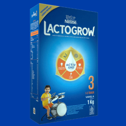 Lactogrow 3 Susu Pertumbuhan Vanila 1kg