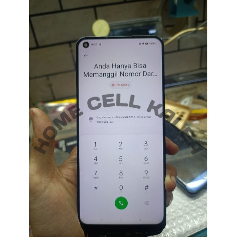 Lcd oppo a53/a33/realme 7i copotan original 100%