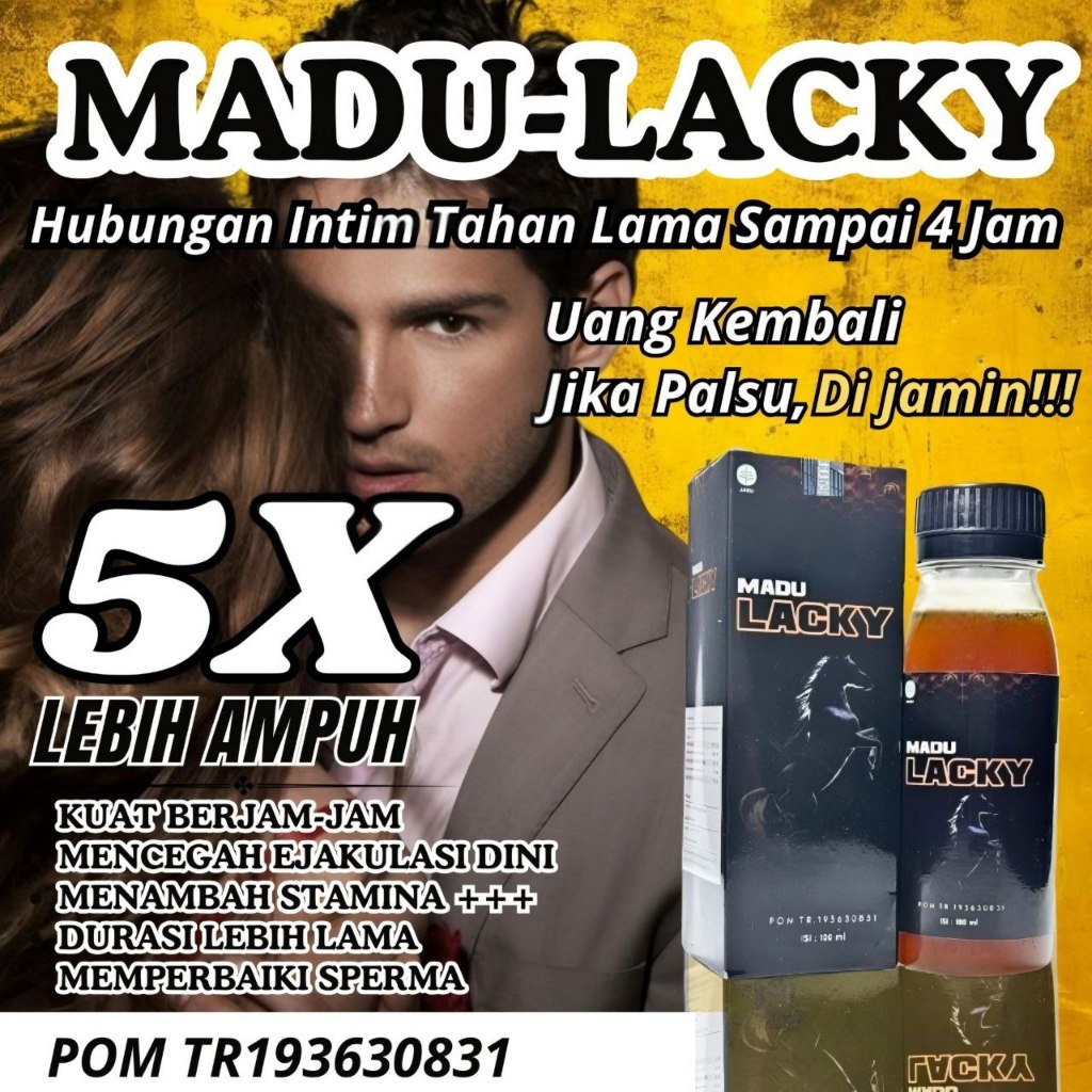 Madu Kuat 10x Lebih Tahan Lama 100% Original Penambah Stamina Pria Dewasa MADU LACKY