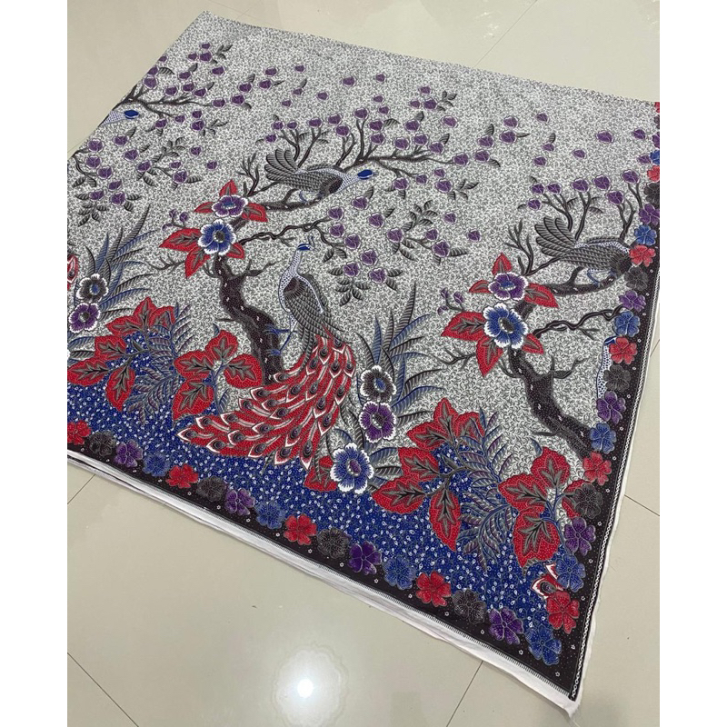 batik sutra paris set slendang