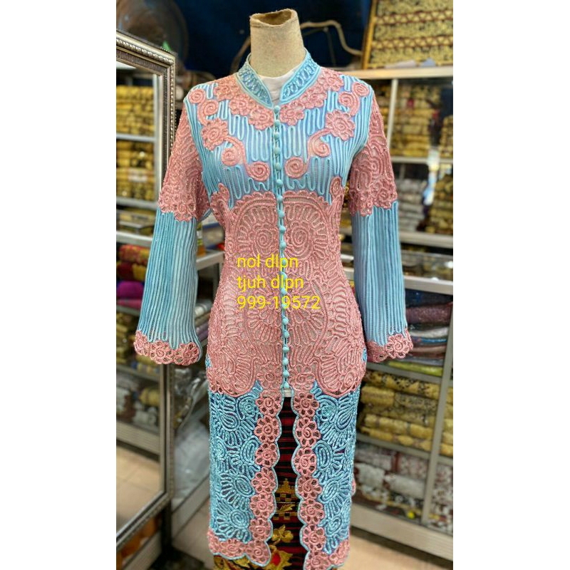 kebaya sulam usus lampung handmade berpayet