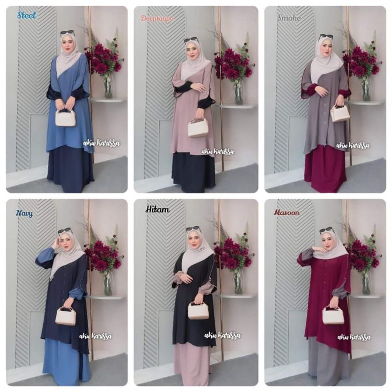 Azmiya set rok by aku karissa