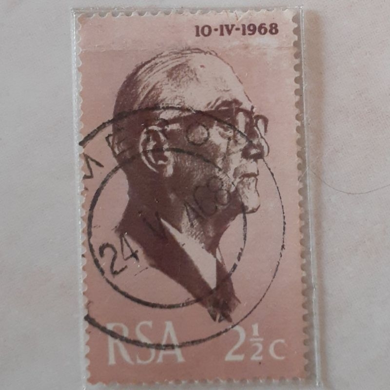 

Perangko Afrika Selatan Inauguration of President Fouche (Profile of President Fouche) Tahun 1968