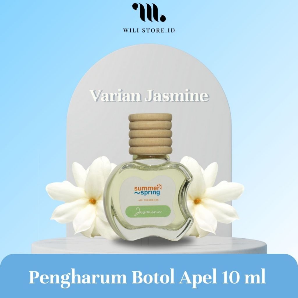 Pengharum Jasmine Summerspring 10 ml - Pengharum Mobil - Pengharum Ruangan Gantung 10ml