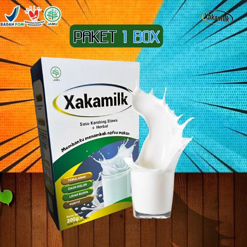 

Terbaru Susu Xakamilk Original Susu Penggemuk Badan Ampuh Penambah Berat Badan Asli Menambah Meningkatkan Nafsu Makan Herbal Alami 100% Aman BPOM 200gr