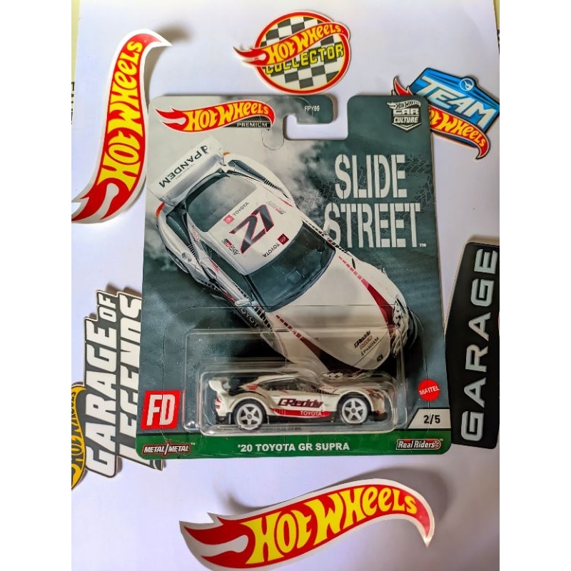 Hot Wheels Premium Toyota GR Supra | Toyota GR Supra Slide Street | Hot Wheels Premium