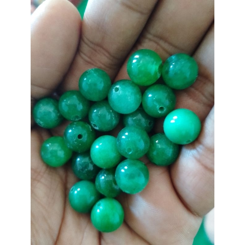 BUTIRAN TASBIH BATU GIOK HIJAU