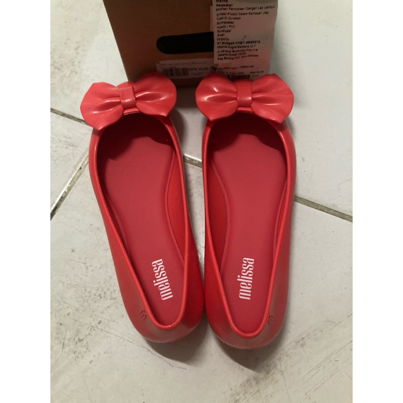Melissa Shoes Original Trend Ad Red