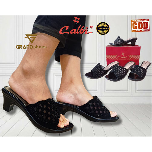 CALBI Sandal Hak Heels 5 cm Pesta kondangan casual kasual wanita perempuan original