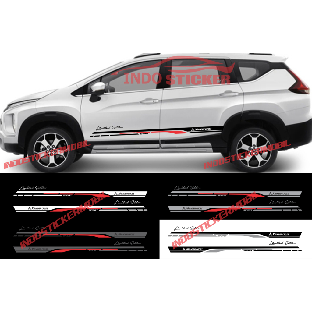sticker mobil mitsubishi xpander cross cutting stiker list mobil xpander cross