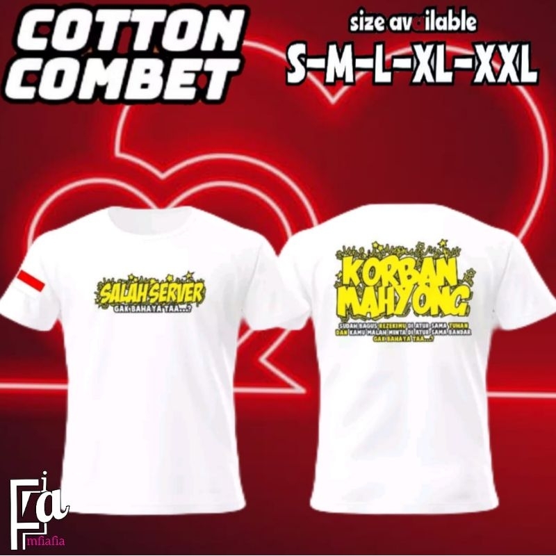 Baju Kaos Custom Sablon 2 Sisi Depan& Belakang, Bebas Request / Desain Sendiri