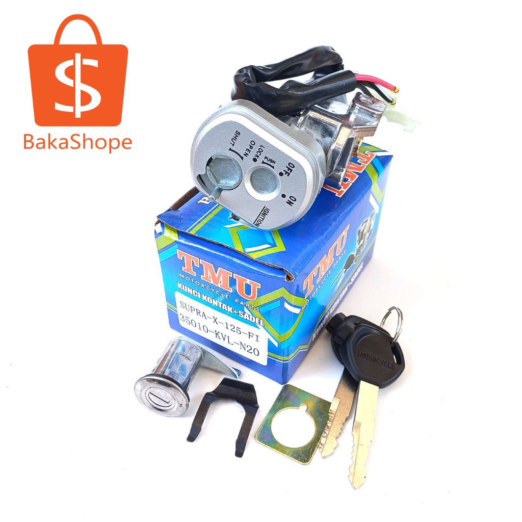 Kunci Kontak Set Assy 4 kabel Honda Supra X 125 fi