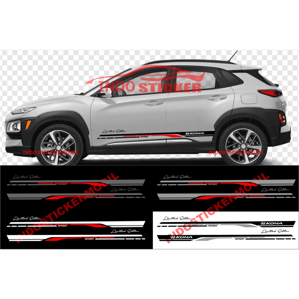 sticker mobil hyundai kona cutting stiker list mobil kona
