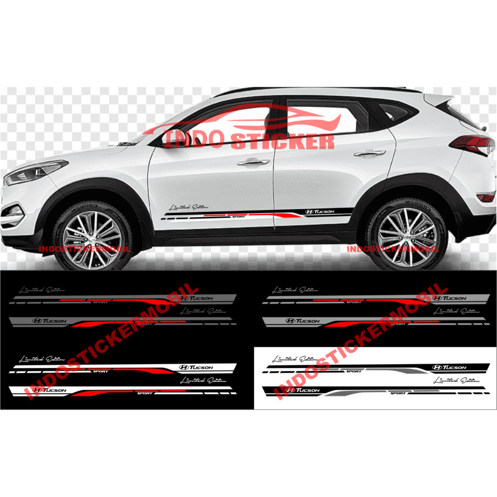 sticker mobil hyundai tucson cutting stiker list mobil tucson