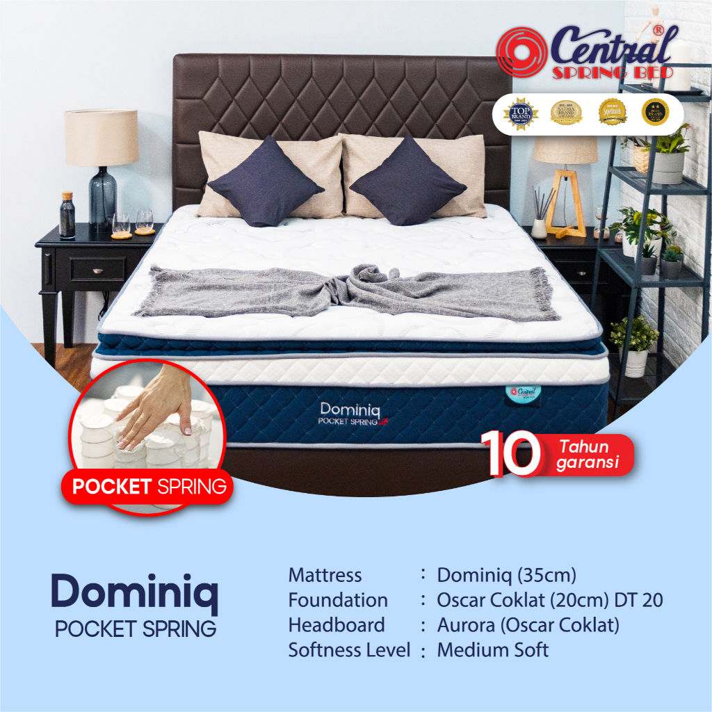 Central Springbed Dominiq Pocket Spring