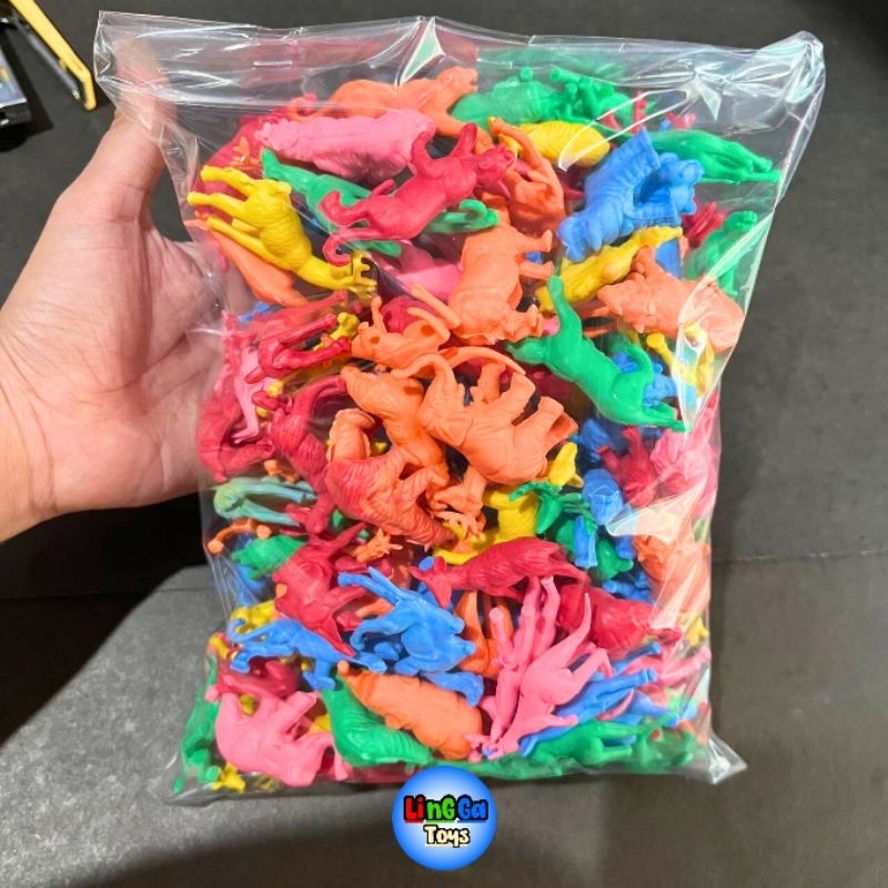 500 gr Mainan Binatang Karet / Binatang Karet Mainan