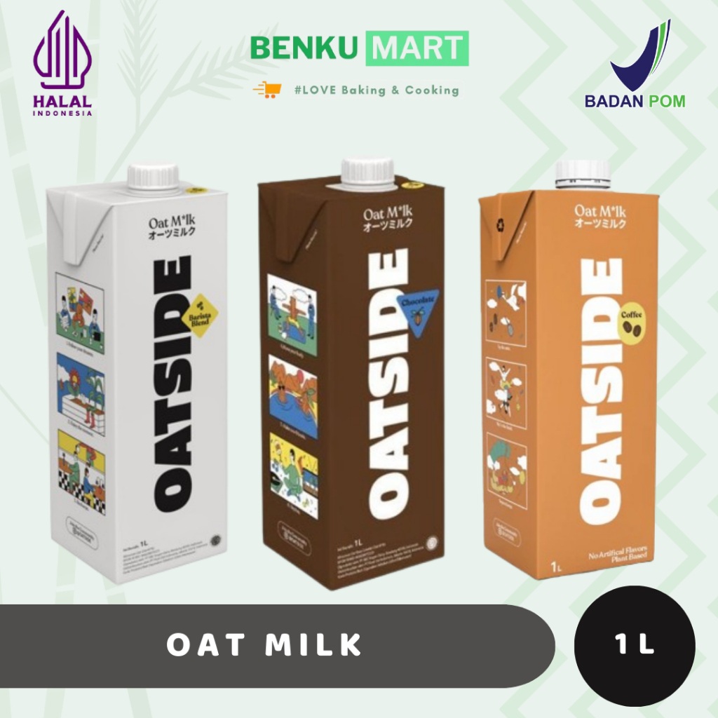 

Oatside Oat Milk 1 L | Susu Oat
