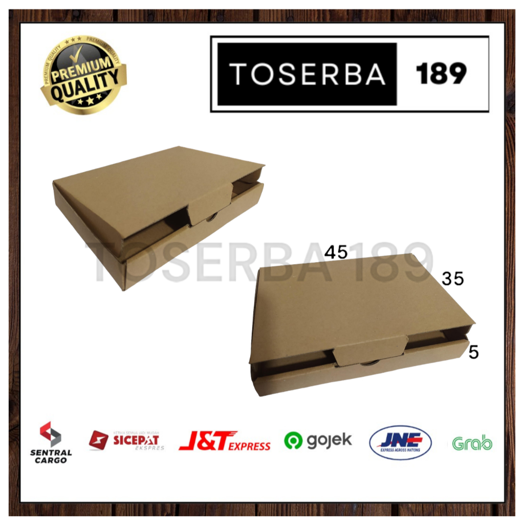 

kardus packing diecut/box pizza uk 45x35x5 cm