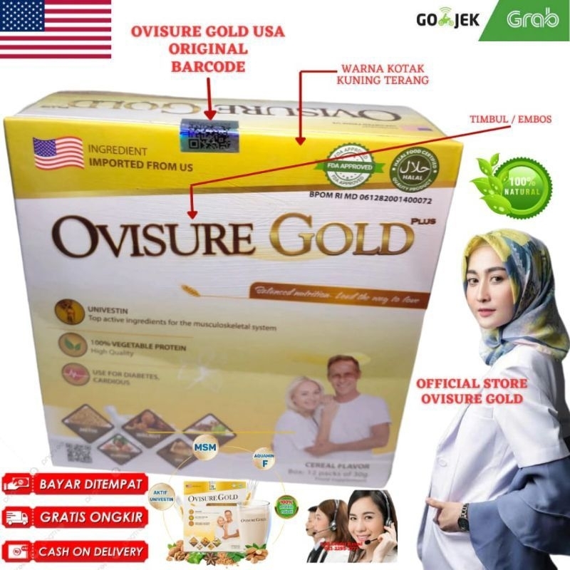 

ovisure gold milk susu untuk kesehatan tulang otoporosis ready original USA