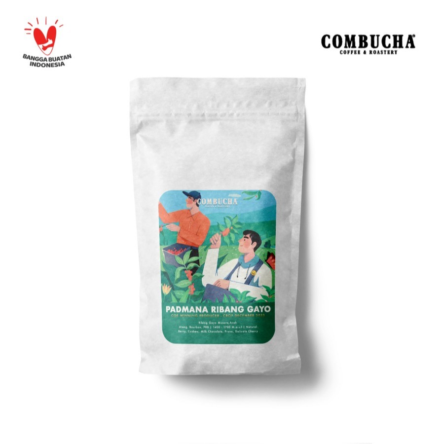 

Kopi Arabica Padmana Ribang Gayo #3 Specialty Coffee 100gr by Combucha Coffee