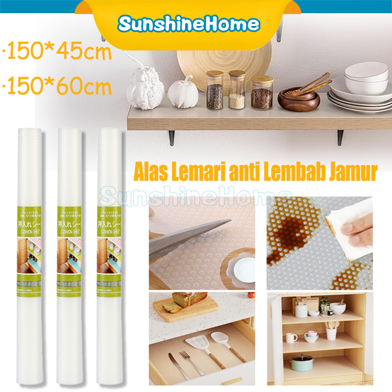 Tatakan Taplak Alas Laci Lemari Dapur Anti Jamur Air Lembab Waterproof / Alas Tatakan Bentuk Anti Sl