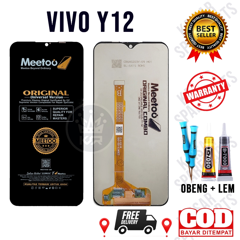 Lcd Touchscreen Vivo Y12 Original Fullset OEM Quality Lcd Vivo Y12
