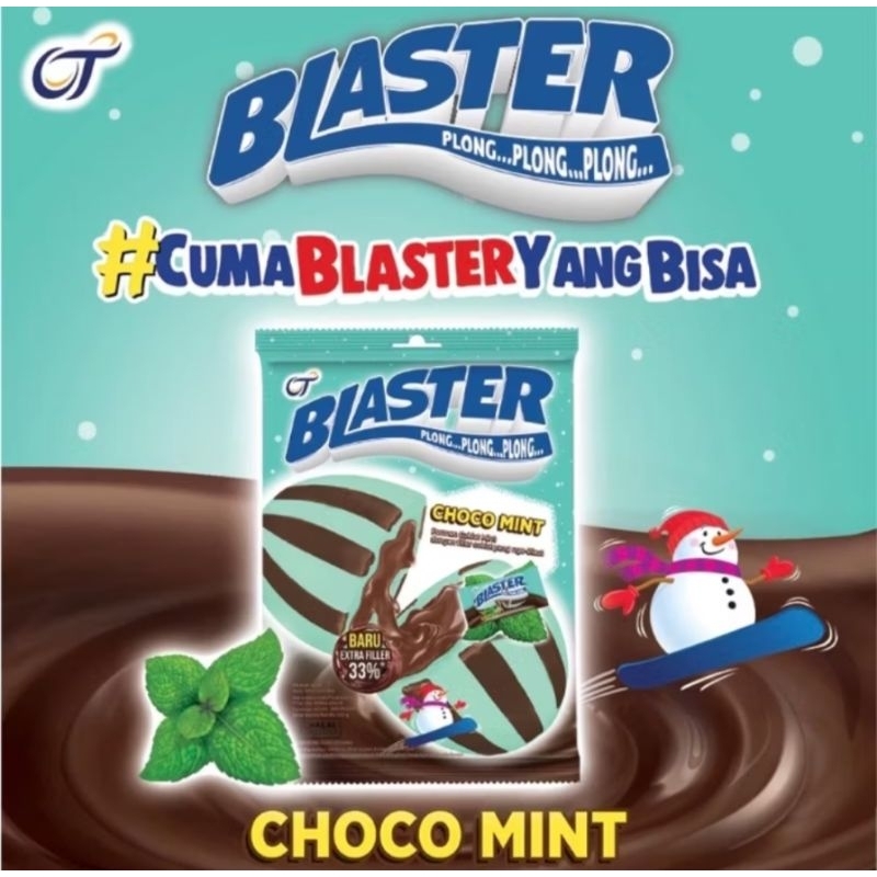 

Permen Blaster rasa Choco Mint