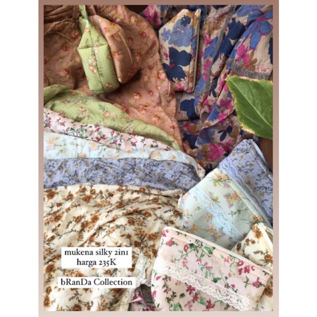 Mukena katun silky 2in1