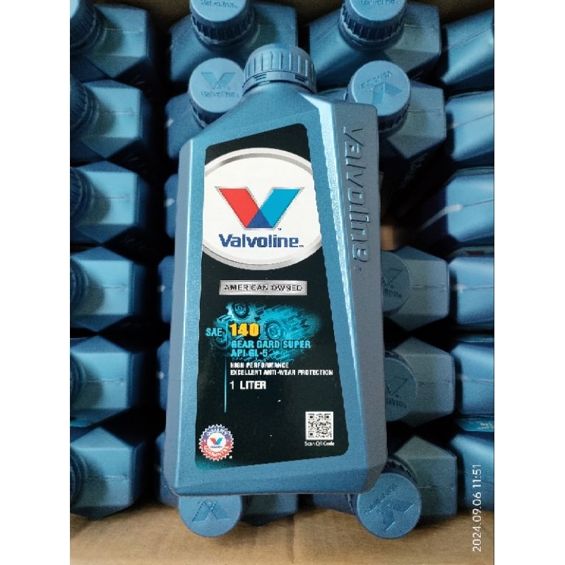 oli gardan valvoline gear guard super sae 140 GL5 1 liter original