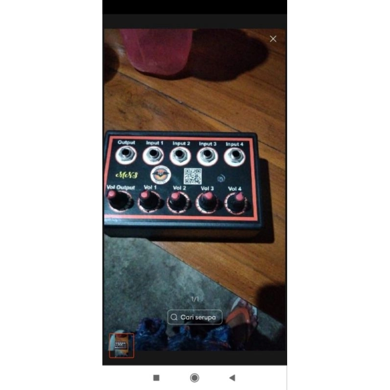 mixer 4 Chanel rakitan mono