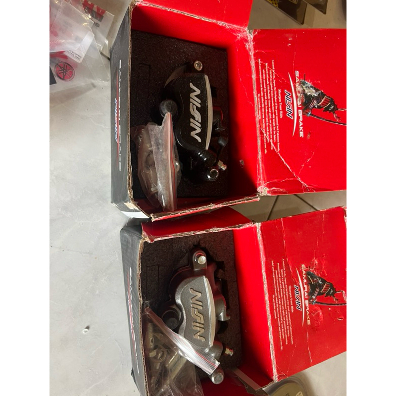 kaliper nissin samurai kanan plus breket rx king old atau new