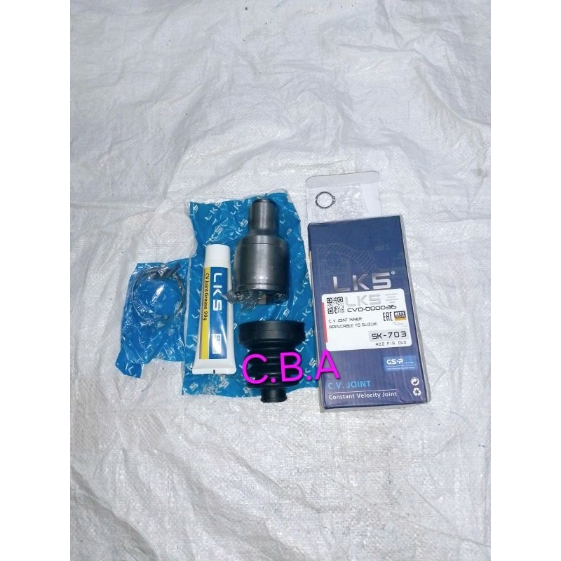 CV JOINT INNER AS RODA DALAM KANAN SUZUKI FORSA SUZUKI ESTEEM 1,3CC 1.300cc RH KANAN SK 703 MERK LKS
