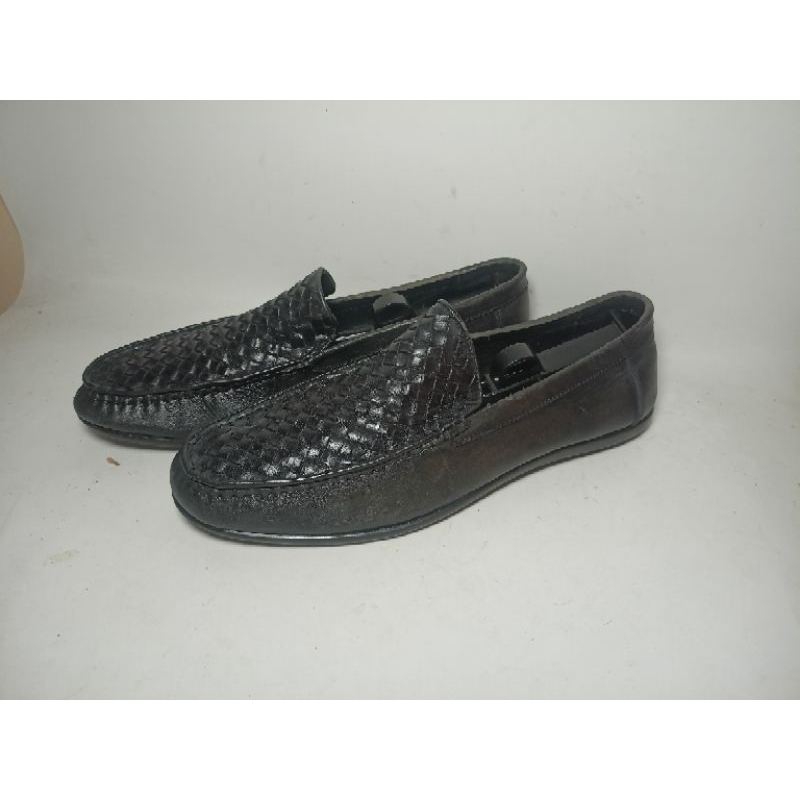 sepatu slipon kulit seken size 43