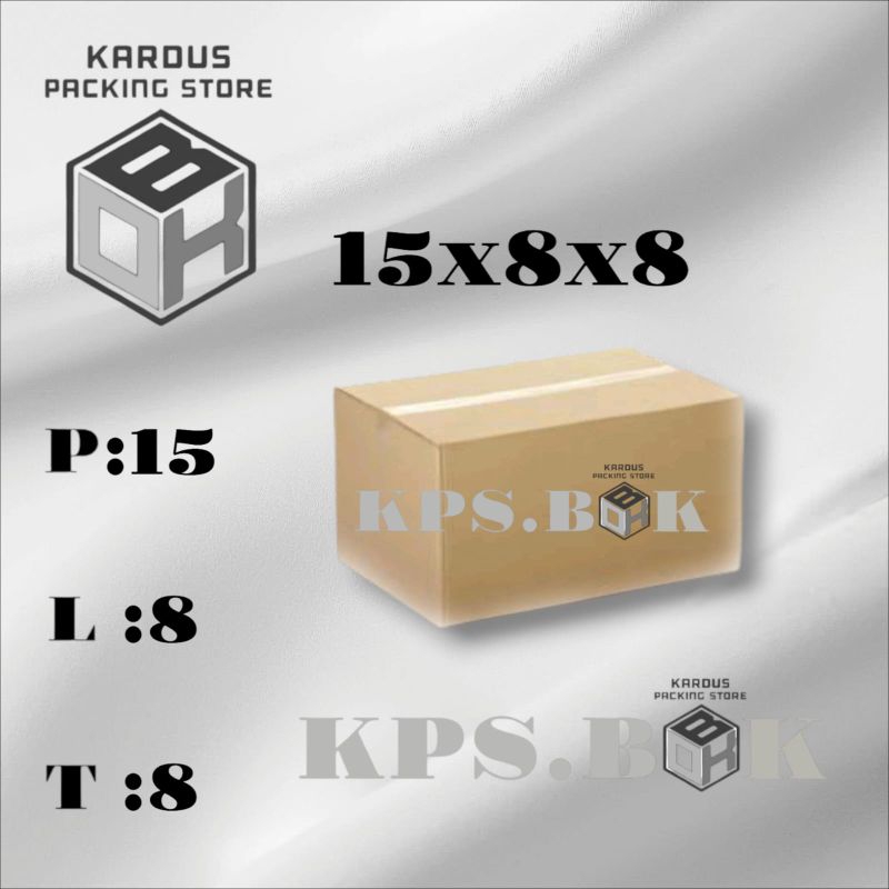 

kardus box packing 15x8x8