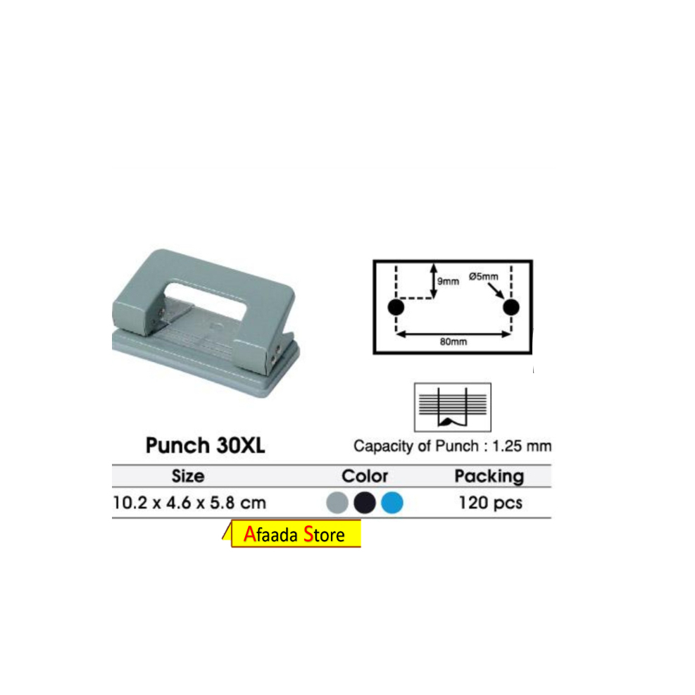 

Perforator Joyko 30 XL / Two Hole Punch / Pembolong Kertas