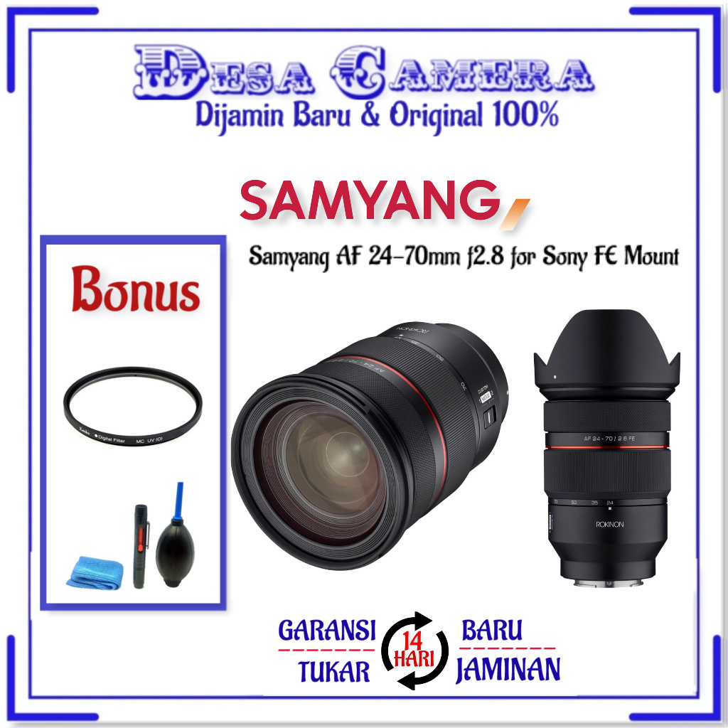 Samyang AF 24-70mm f2.8 FE Sony Fullframe Samyang 24-70 mm f/2.8 Lens Original