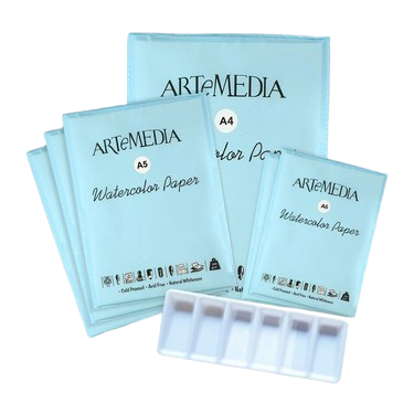 

Artemedia A4 ARTE420012 Watercolor Paper Sheet / Kertas Cat Air /Kertas Melukis