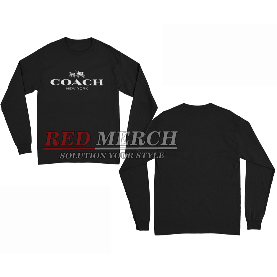 KAOS BAJU LONGSLEEVES LENGAN PANJANG COACH STREETWEAR